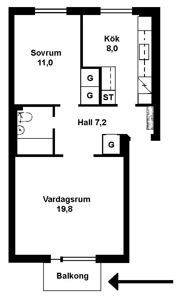 Oxtorgsgatan 14 B, 575 38, EKSJÖ